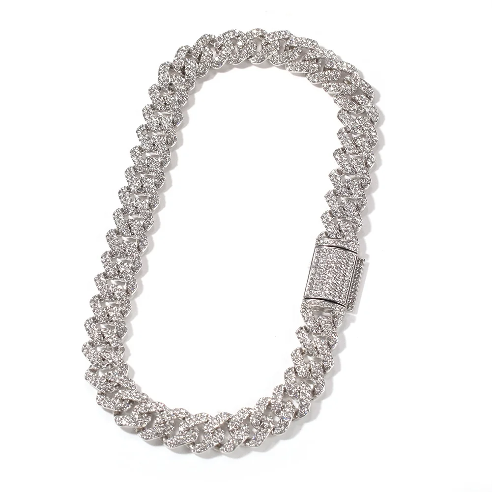  Wholesale Custom Punk Rock Wide Bar Metal Bracelets with 18mm Cuban