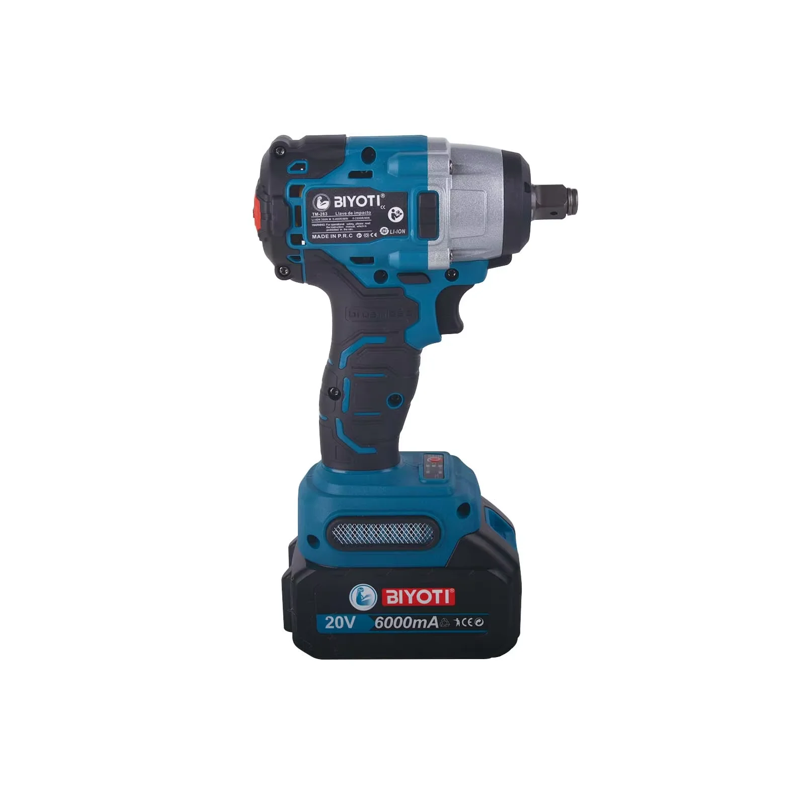 High Quality Impact Wrench High Efficiency Electric Wrench Good Quality Lithium Battery Cordless Brushless Wrench