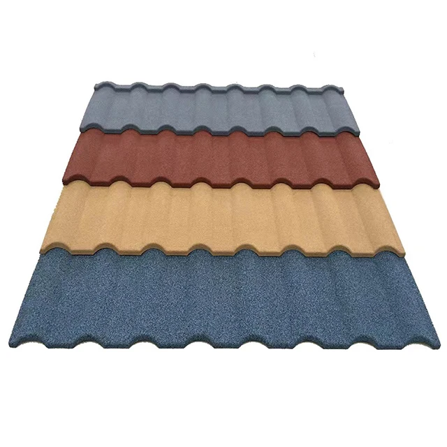 Factory Supply FRP Roof Tiles Color Stone Coated Metal FRP Roof Tiles Lightweight FRP Roof Tile For Building