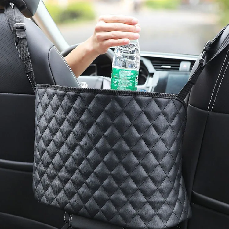 Car Console Mesh Bag Car Net Pocket Purse Handbag Holder Organizer Between Seats