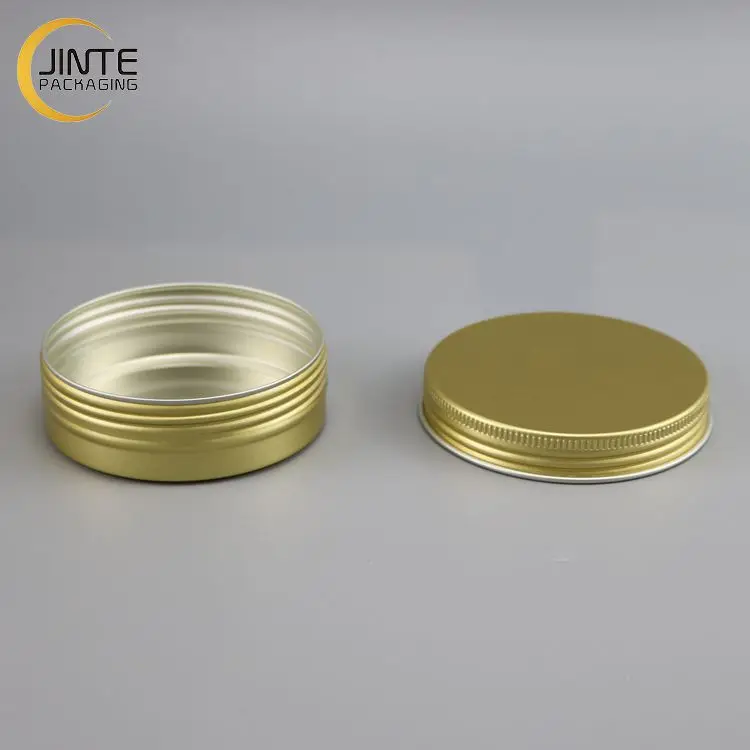 High Quality Customized Printed Big Round Aluminum Tin Cans For Cosmetic Packaging