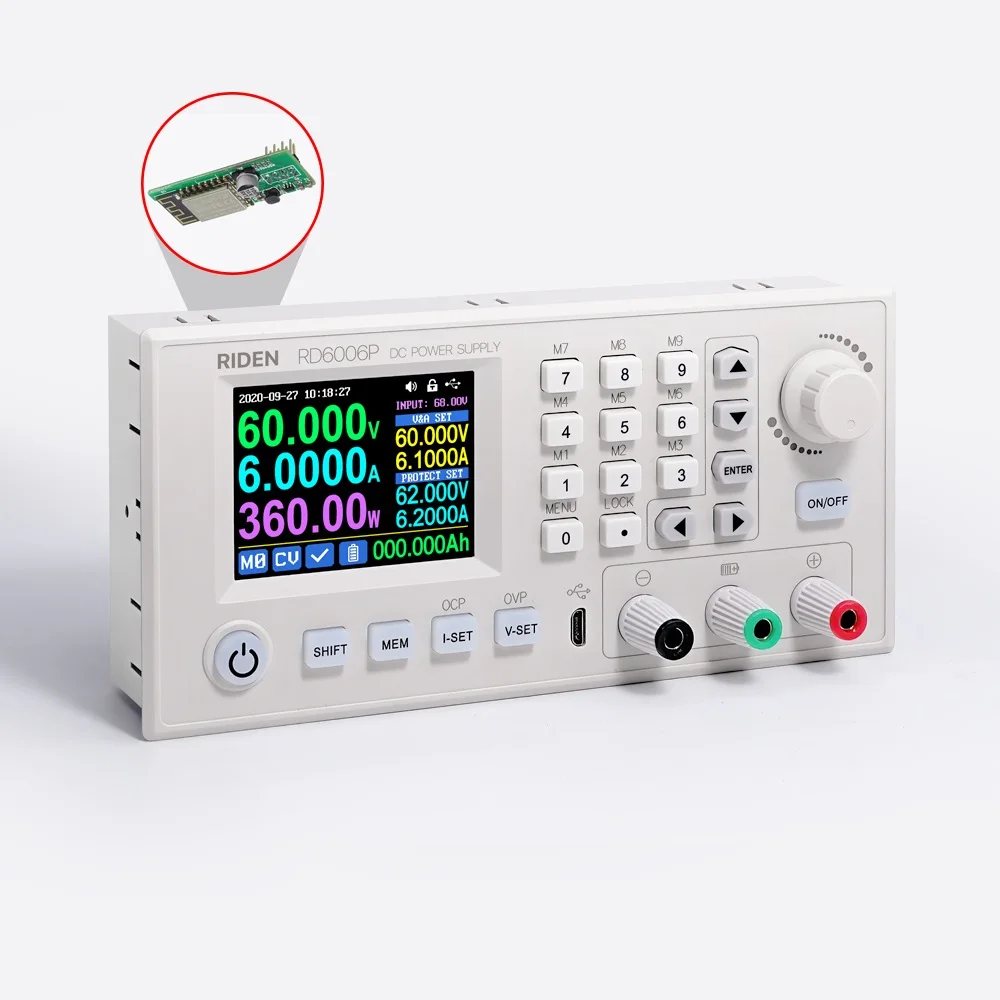 RD RD6006PW DC DC USB WiFi DC step down 60V 6A converter power supply adjustable module battery charging device