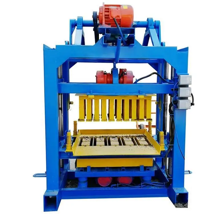 Portable diesel hand mechanical egg laying clay brick press making machine