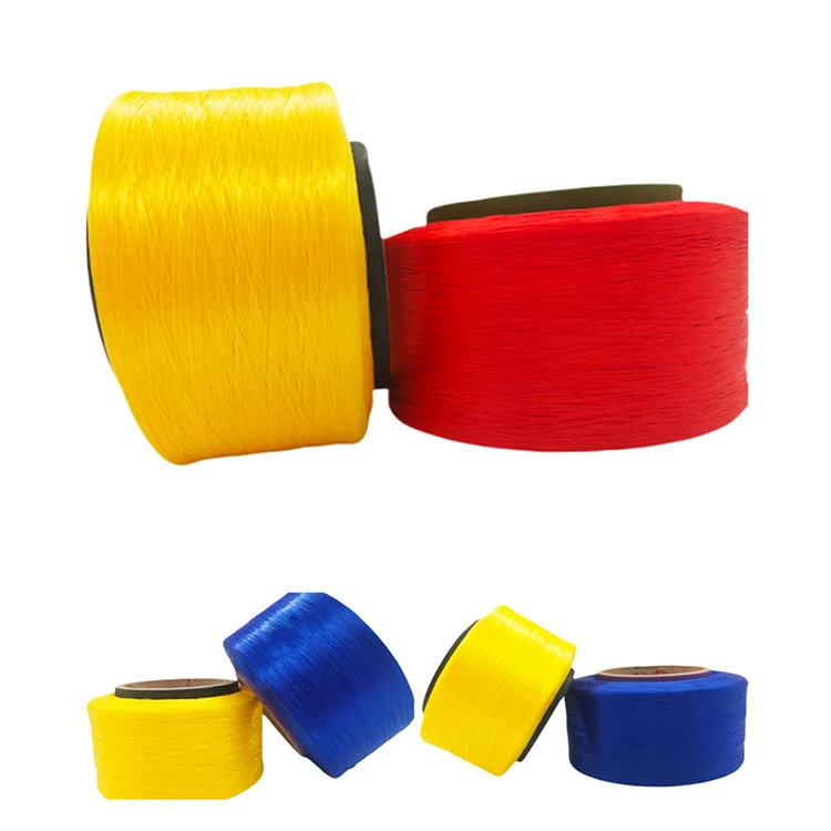White PP Multifilament Weaving yarn Thread 900D Twisted Polypropylene fully draw Yarn For knitting thread