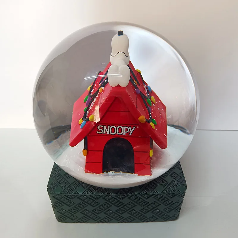 Custom Resin Souvenir Building Water Globe Christmas New Year Gift Resin Crafts Brand Custom Snow Globe