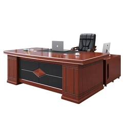 GuoDing  office furniture Best Seller CEO Boss Table modern Fashion 1.2 meter luxury boss executive desk