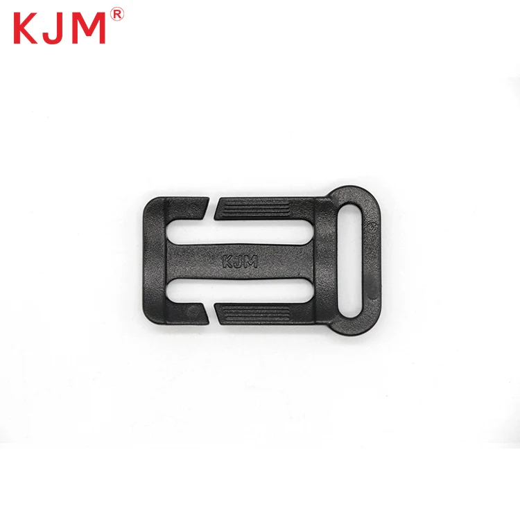 KJM in Stock Plastic Adjustable Slide Tri Glide Travel Backpack Chest Strap Connect Buckle
