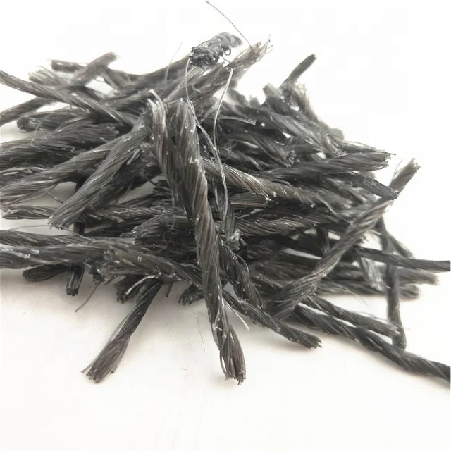 
Twisted Bundle PP Fiber Concrete fiber Asphalt Synthetic Fibers for Concrete Reinforcement 