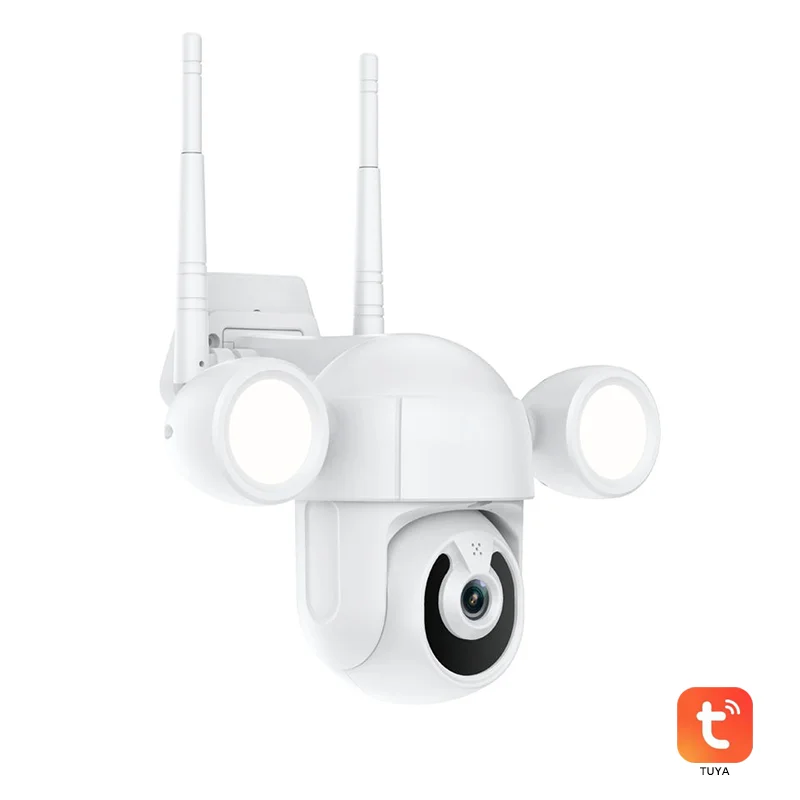 tuya 3mp Waterproof Infrared Home Garden CCTV Wireless WIFI Camera Outdoor PTZ Camera
