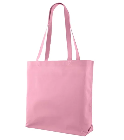 Durable Canvas Blank Grocery Plain Cotton Tote Bags Shoulder Bag Reusable Shopping Bag Pink