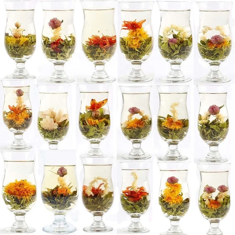 
28 Days Detox Flower Tea Gift Packaging Slimming Healthy Hand Craft Blooming Tea Ball for Office Lady 