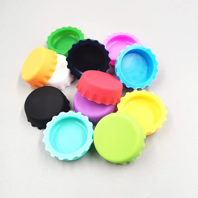 Cheap Custom Printing LOGO Silicone Beer Bottle Caps Crown Soda Water Bottle Saver Wine Cap Beer Bottle Caps cover
