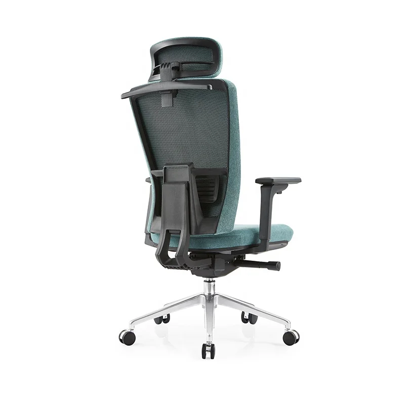 Bifma Office Furniture Factory Supplier 3D Fabric Chair Ergonomic Conference Manager Office Desk  High Adjustable Back