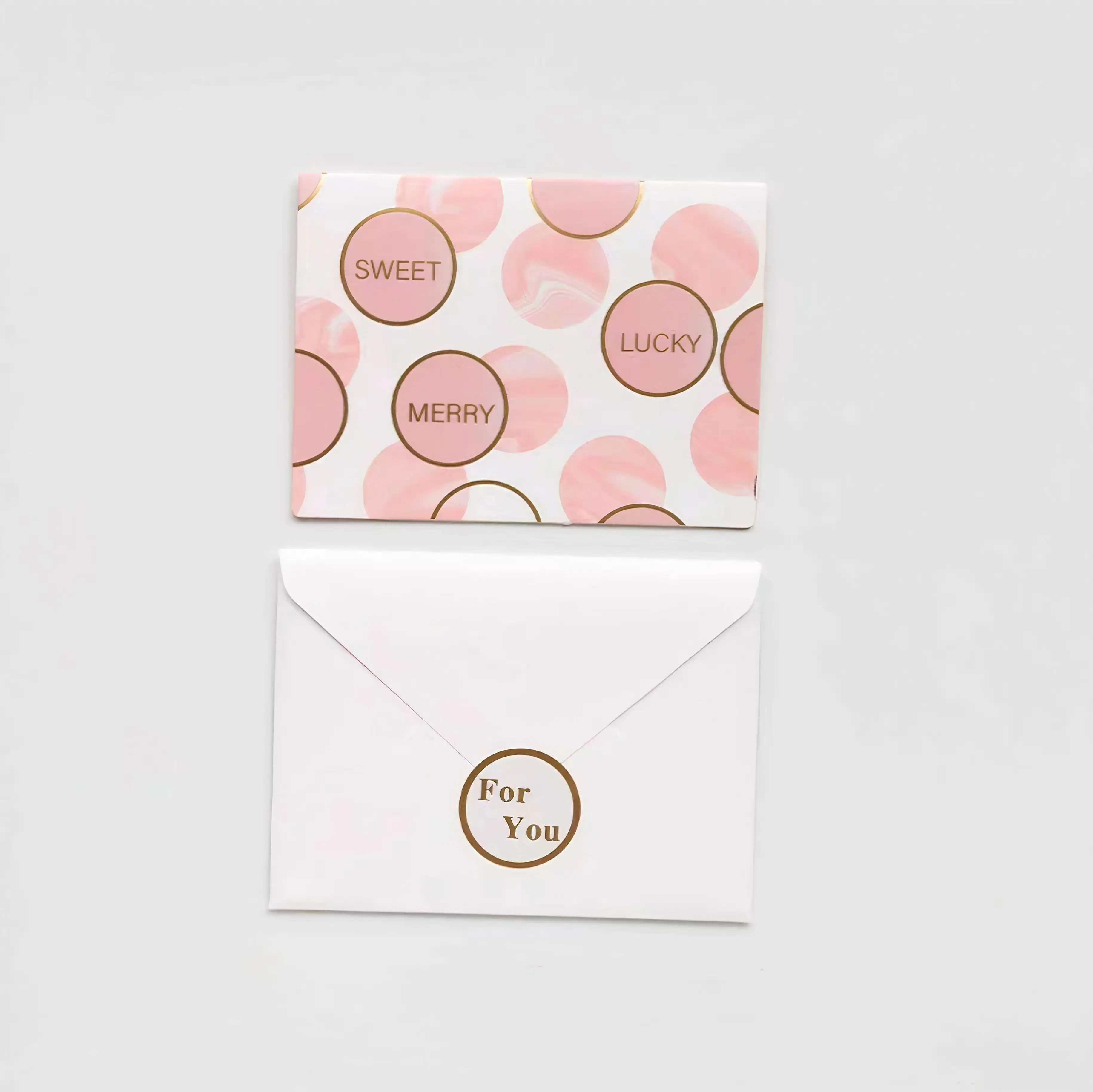 wholesale cotton embossed UV HOT stamping recycled business greeting paper card