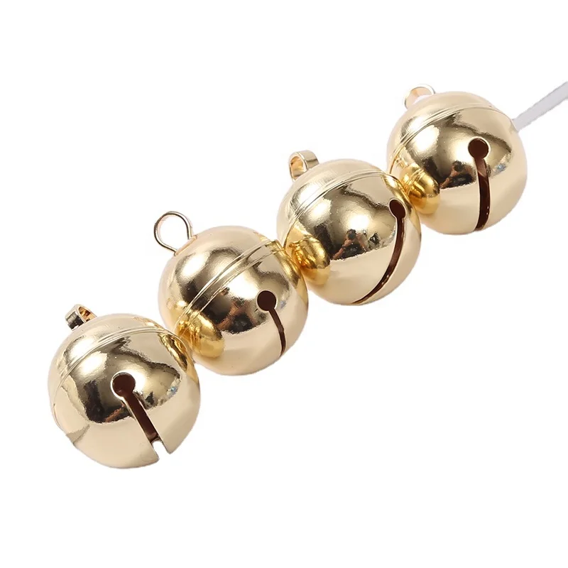Hot sale multiple colors antique Christmas bell crafts cow bell brass bell for sale