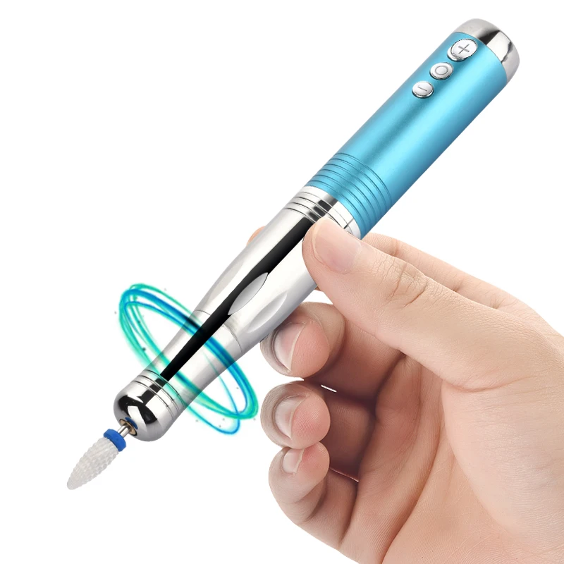New Trends Mini Nail Polisher Remove Rechargeable Nail Drill Machine 20000Rpm Professional Portable Nail Drill
