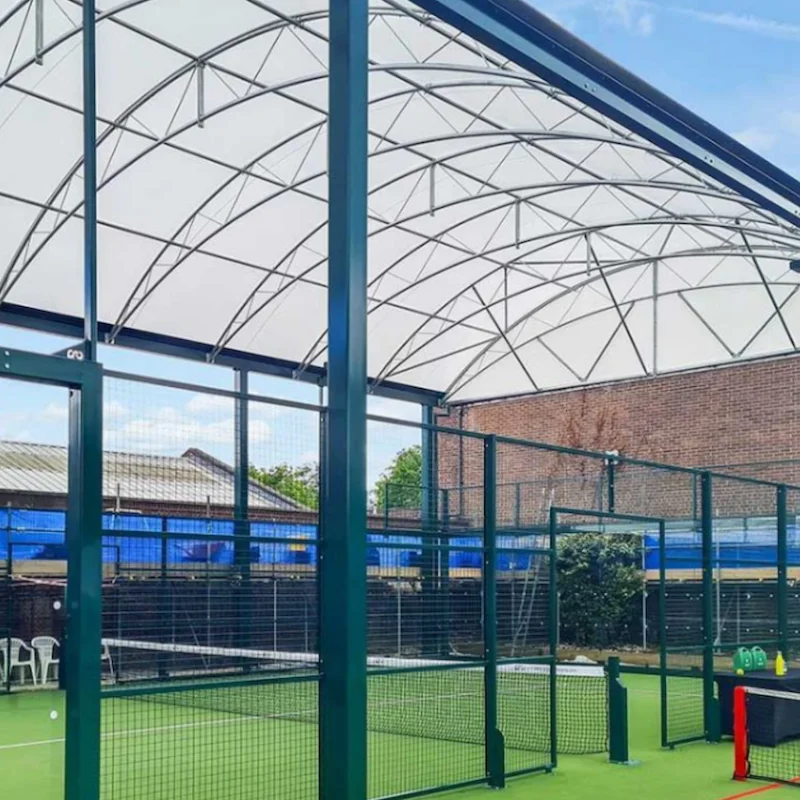 Classic Long-lasting Anti-corrosion Padel Courts Cover Paddle Tennis Tent to Tennis Clubs and Sports Clubs