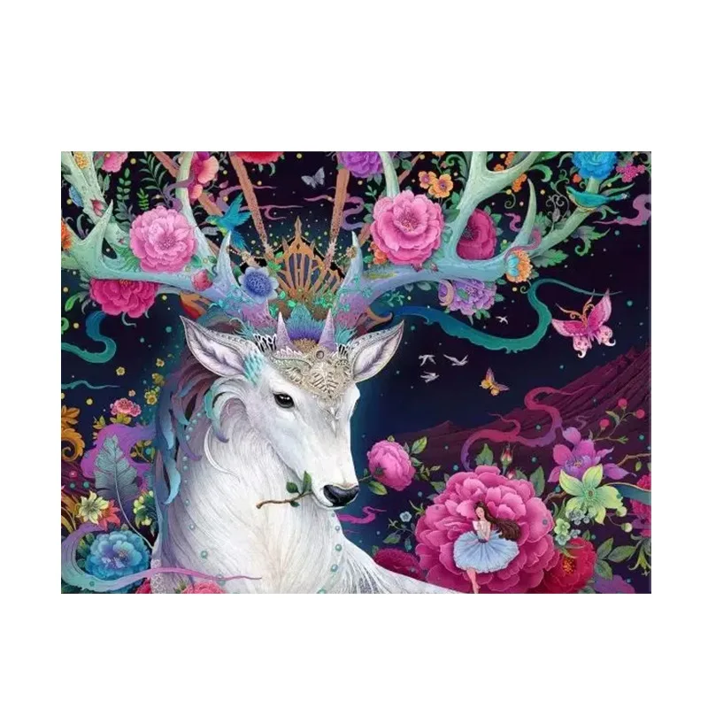 2022 animals Custom Design Wholesale 5d Diy Resin Diamond Painting Kits Full Drill Premium Diamond Dot Painting Art Set