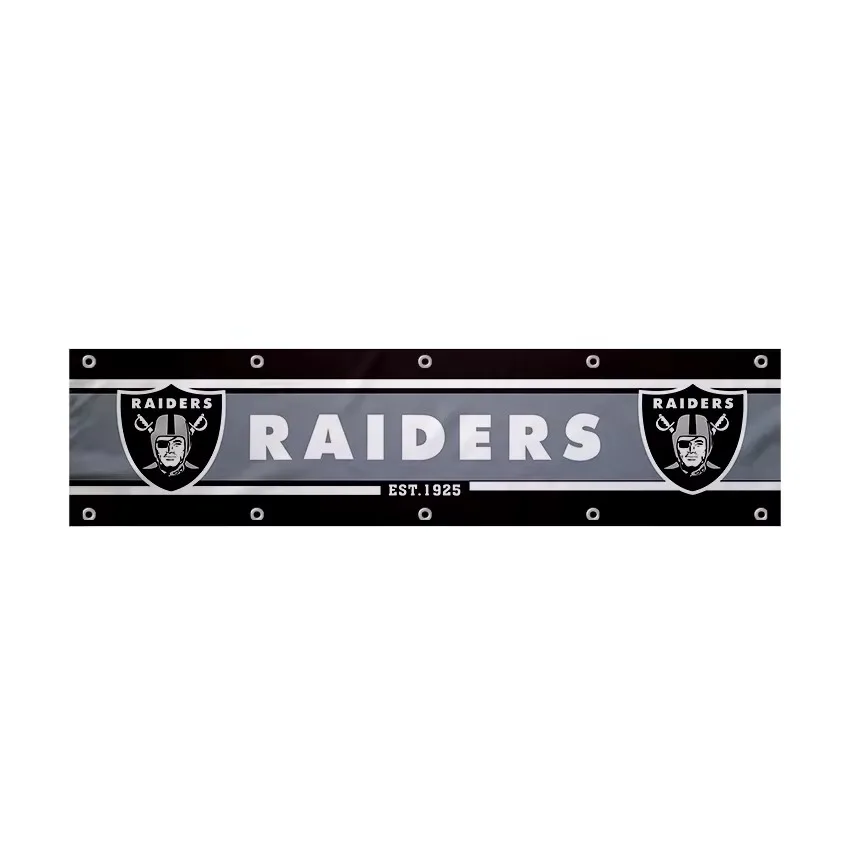 Las Vegas Raiders оптовая продажа с завода цифровая печать флаг 2X8FT из 100% полиэстера