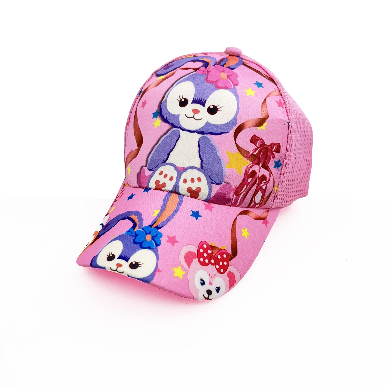 XUX 54cm Cartoon Lovely Squirrel Bunny Printed Kids Hats  Perfect for Spring and Summer Sun Protection Children Hat Wholesale