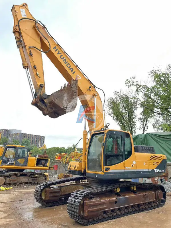 Hyundai 305-9T used excavator excavadora backhoe  30 ton in stock crawler digger hydraulic machine secondhand low price cheap