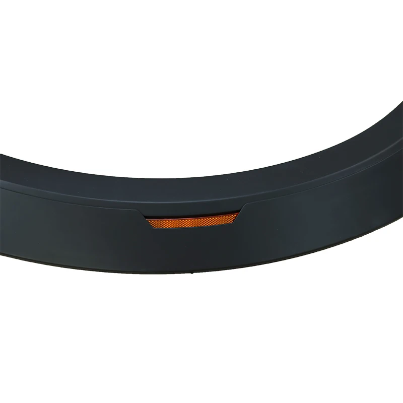 Car Fender Flares Arch Wheel Eyebrow Protector Mudguard Sticker for Nissan Navara NP300 2015 with reflector