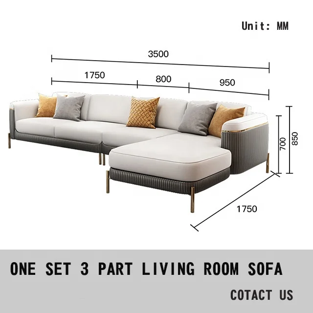 Factory Direct Sale Latest Design Couch Customized Italian Leather Sectional Italy Living Room Sofa High Quality Couch