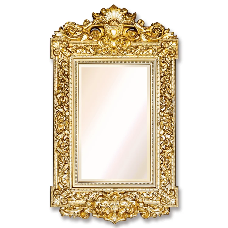 Banruo Luxury Antique Renaissance Polyurethane Mirror Frame for Wall Decor