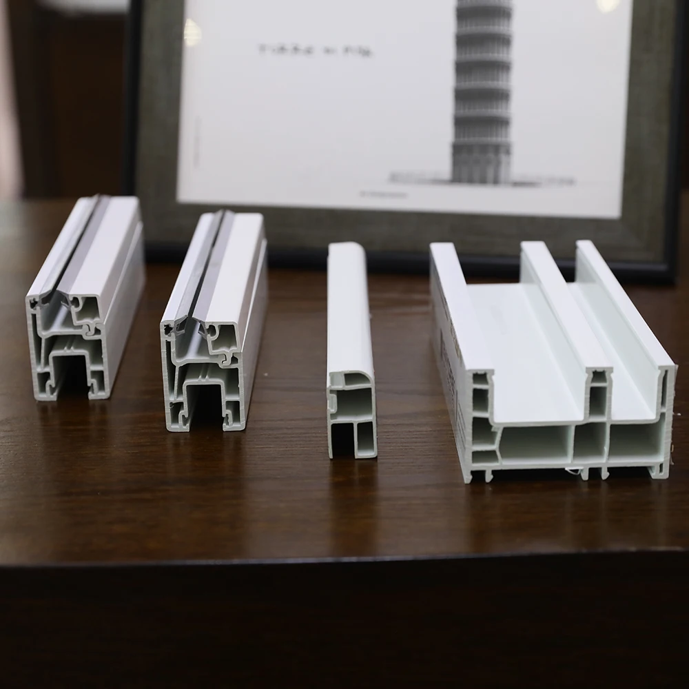 standard  upvc sliding window frame extrusion profiles pvc profile with frame