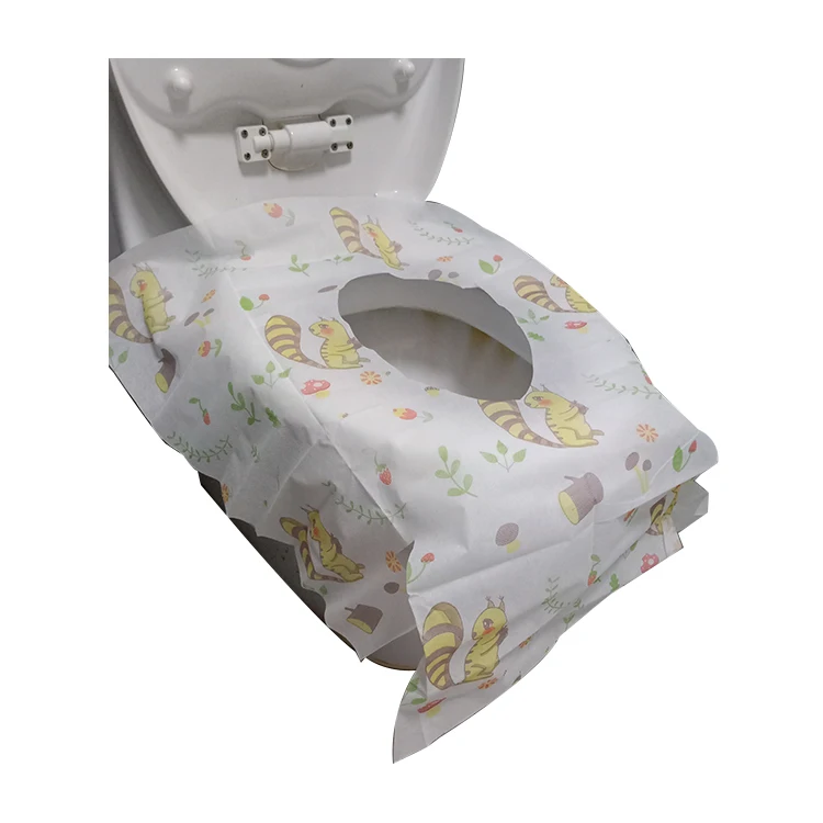 Toilet seat cover paper disposable hygienic toilet seat cover non woven