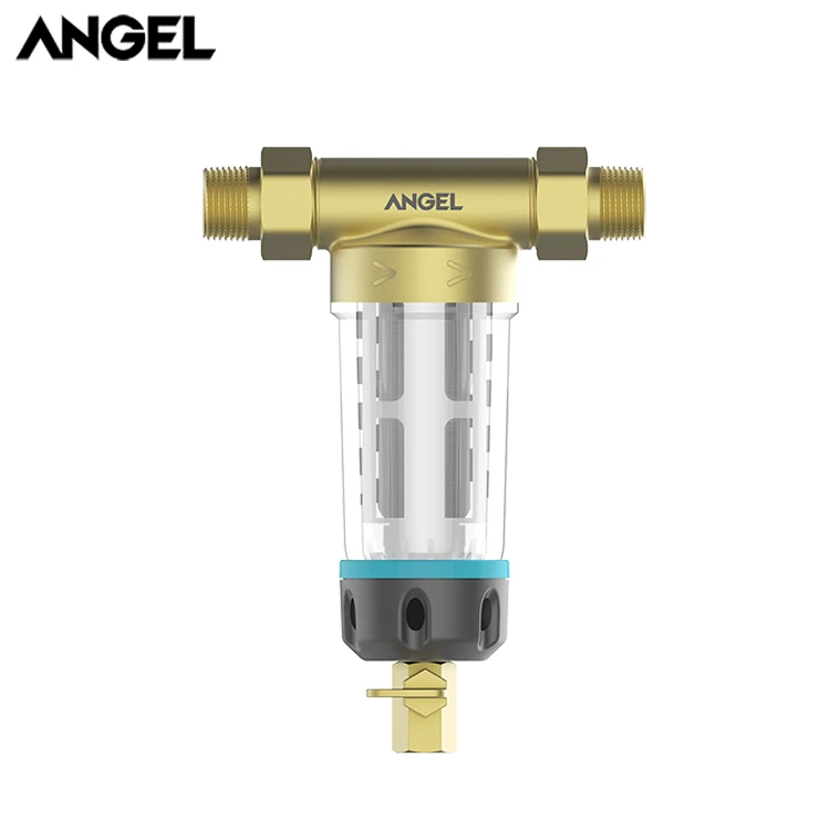 Angel Washable 40 micron stainless steel mesh whole house pre non electric small water filter for home
