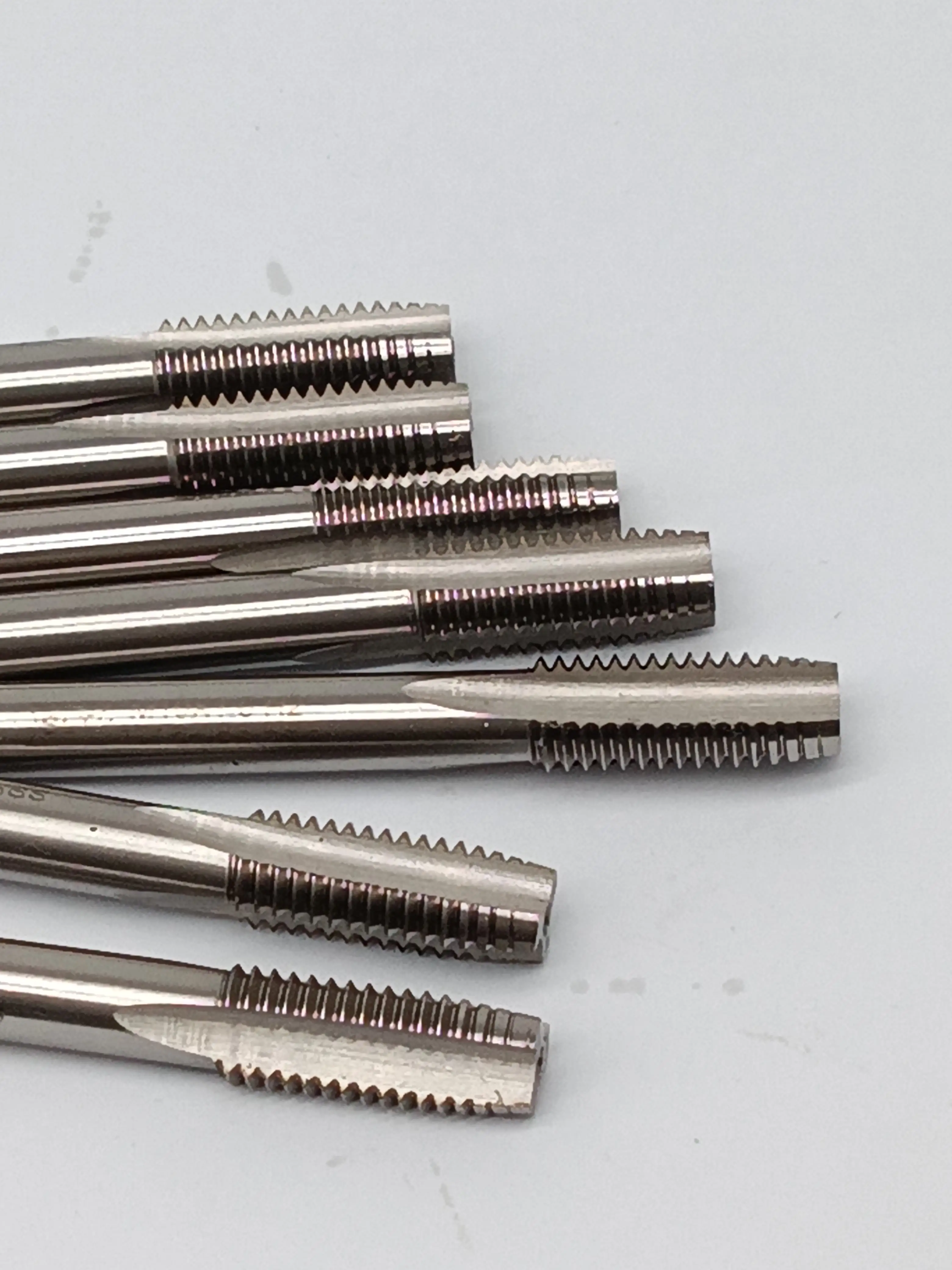 Прямые спиральные режущие метчики из быстрорежущей стали с конической резьбой от производителя