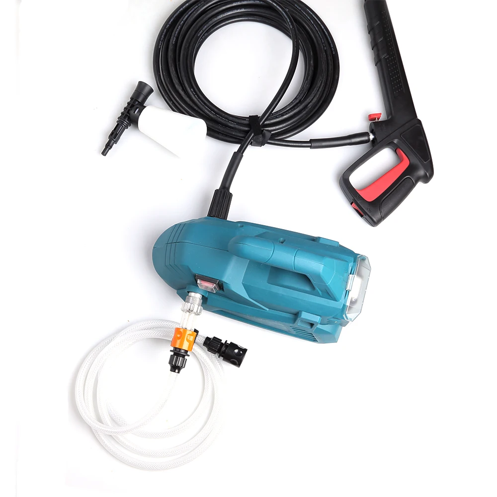 20V Battery Cordless High Pressure Washer Auto Spray Gun Nozzle Water Pump Cleaner Car Washer