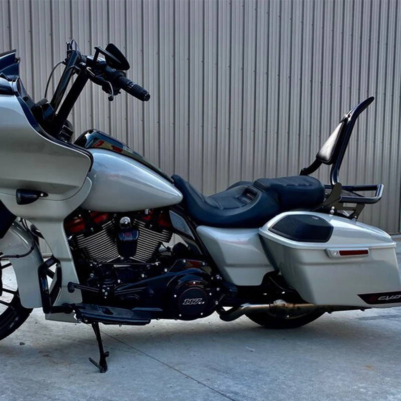 Motorcycle Black Detachable Passenger Backrest  Fit for Harley Touring Street Glide