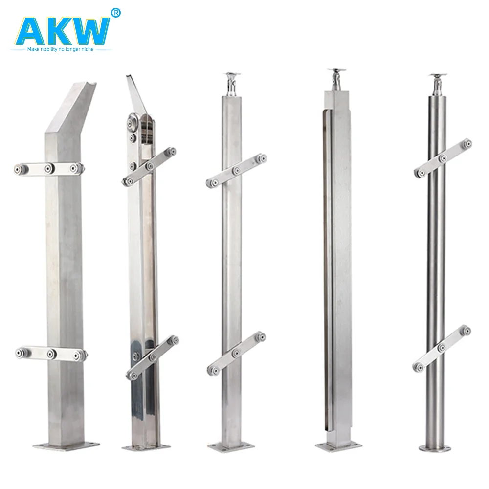 Металлическая лестница из нержавеющей