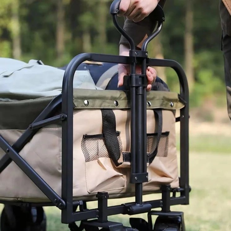 Folding Cart Trolley Lloydberg Folding Collapsible Wagon Utility Outdoor Stainless Steel Shopping Cart Car Boot Shopping Trolley