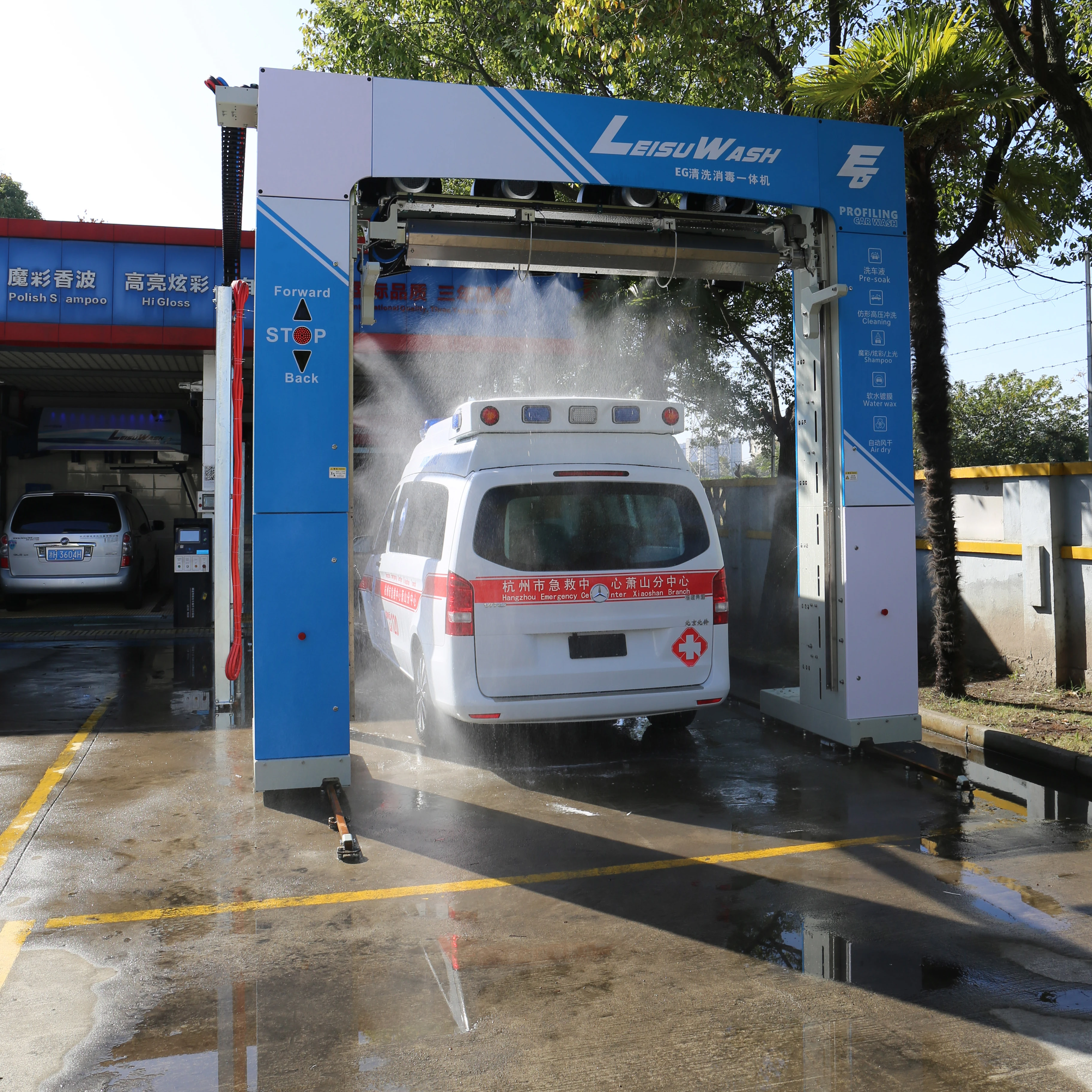 Бесконтактная автомойка высокого качества по Заводской Цене LEISUWASH EG Роботизированная мойка для больших транспортных средств