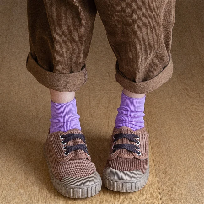 Children Cold Resistant Snow Socks Long Plush Multi-color Winter Fleeced Thermal Socks Soft Floor Socks For Girls