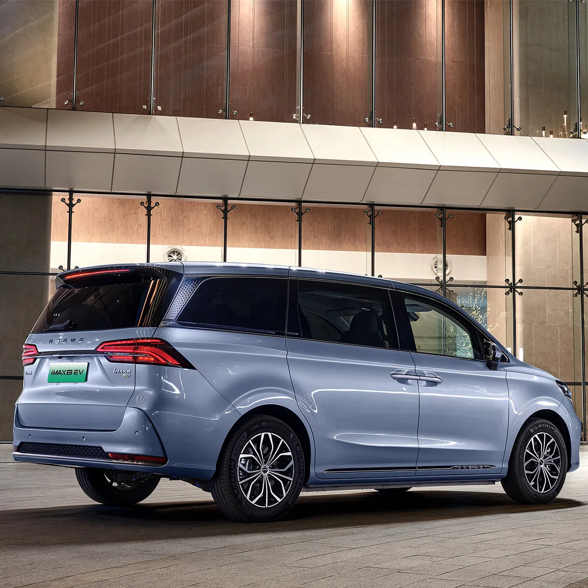 Midium размер MPV 550 км FWD электромобиль Roewe iMAX8 EV Новая энергия 7 мест электрические автомобили для бизнес-всей семьи