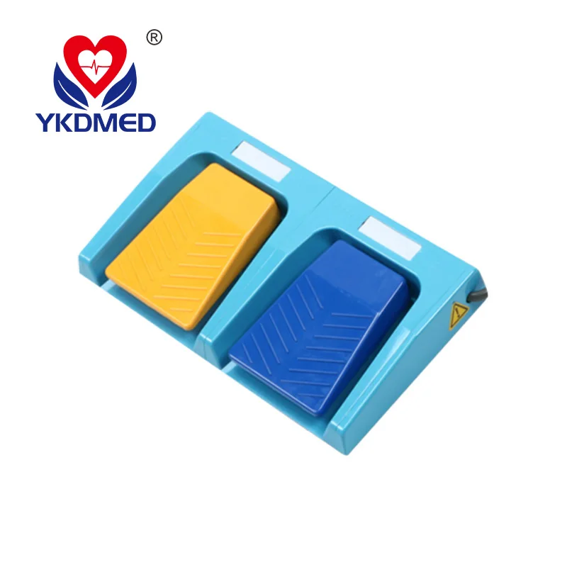 Reusable Surgical Single/ Double/ Triple Electrosurgy Generator Control Pedal Monopolar Electrosurgical Foot Switch