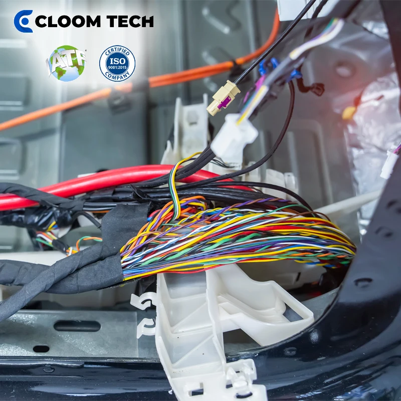 Advanced Custom Harness Assembly for AI Systems Automotive Industrial Applications PVC Insulation Copper Machines Motorcycles