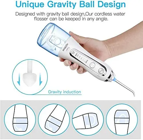 h2ofloss water dental flosser 5 nozzles electric portable oral irrigator OEM