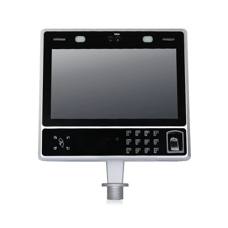 Сканер отпечатков пальцев / температуры биометрическая камера распознавание лиц под прямым углом система android 7,1 EPE + карто