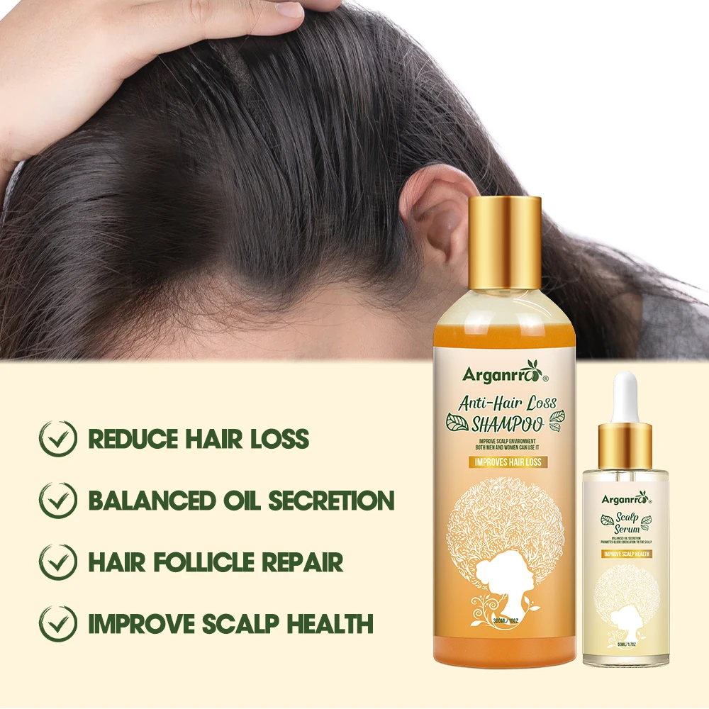 Improve Scalp Oil Control	Hair Treatment Crack Conditioning care Essence Rogaine Anti Loss Shampoo Set Angelica Sinensis