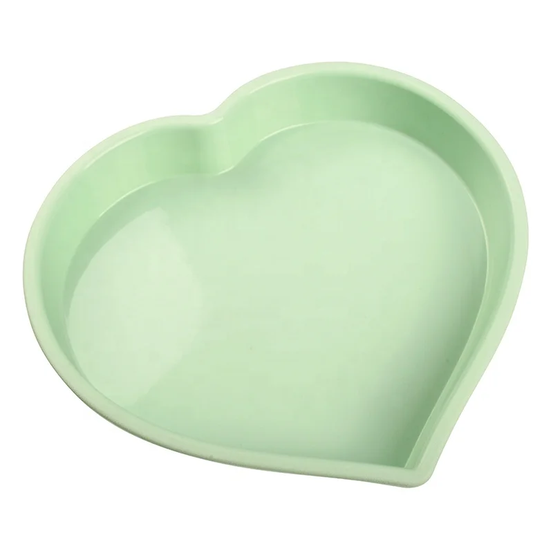 Hot Selling Silicone Cake Mold Pastry Bakeware Food Grade Heart Shape Bread Cake Pan For Baking