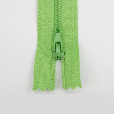 Stock 3# Self-Locking Nylon Zipper 20Cm Closed End Zipper Color Custom Suit Pants Garment Zipper