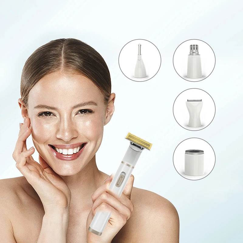 Cordless Rechargeable Painless Epilator Hair Removal Shaver Trimmer bikini trimmer for Women