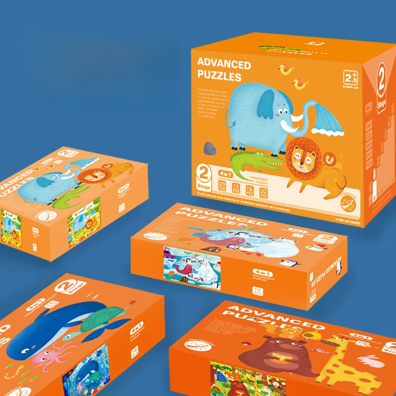 Оптовая продажа деревянные головоломки пошаговые Развивающие игрушки для детей 7-ступенчатые интеллектуальные Прямая поставка
