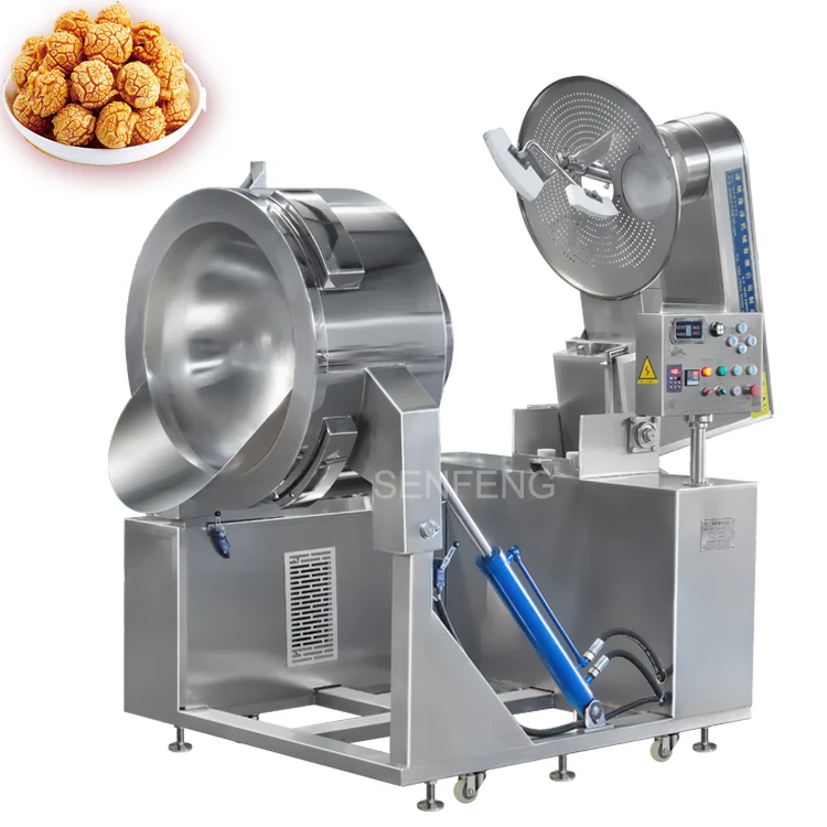 
Mushroom caramel popcorn machine 