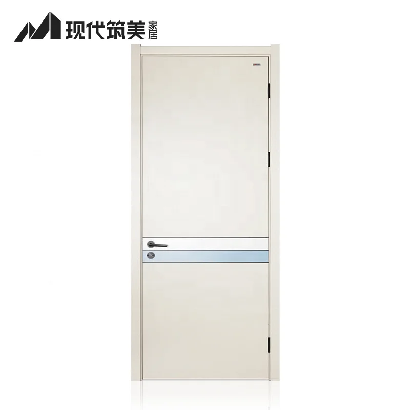 Commercial houses hotels office sound proof melamine wpc pvc mdf wooden interior doors